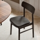 SOMA - chaise avec assise cuir