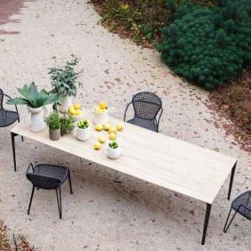 LAYERS - table en céramique soft oak
