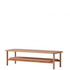 WUDI - table basse chêne 120 x 45 cm