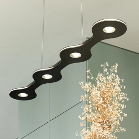 FLAT 04 - suspension led en aluminium 80 cm