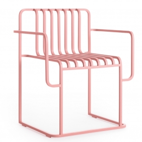 GRILL - chaise aluminium avec accoudoirs