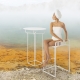 GRILL - tabouret de bar aluminium