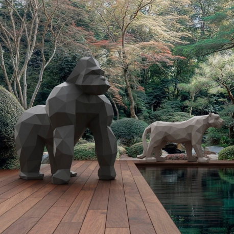 ORIGAMI SARU - statue gorille