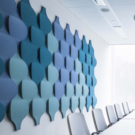 FLUFFO SOFT FLOW 3D - panneau acoustique mural