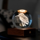 lampe cristal AMBER CRYSTAL oiseau