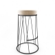 ECLAT - tabouret de bar velours