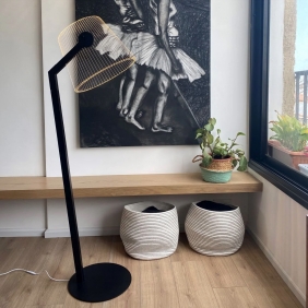 ZIGGI - lampadaire noir led