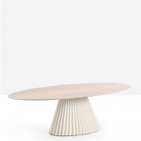 PLISSE ELLIPTIQUE - table ovale design