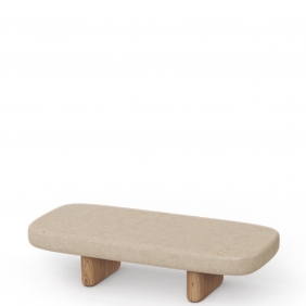 MILOS - table basse 80 x 25 x H24 cm