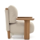 MILOS - fauteuil lounge iroko