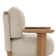 MILOS - fauteuil lounge iroko