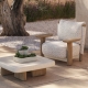 MILOS - fauteuil lounge iroko