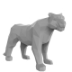 ORIGAMI HYOU - statue tigre