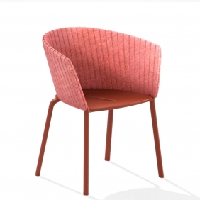 RIA - chaise avec dossier tissu