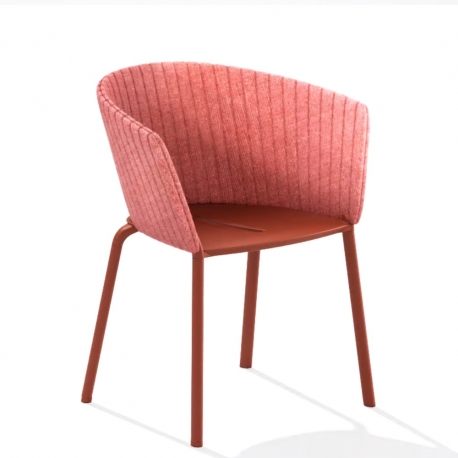 RIA - chaise avec dossier tissu