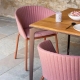 RIA - chaise avec dossier tissu