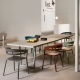 RIA - chaise de jardin en aluminium (lot de 4)