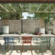 RIA - chaise de jardin en aluminium (lot de 4)