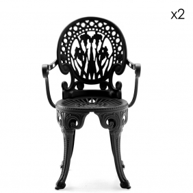 NARCISI - chaise de jardin (lot de 2)