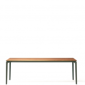 ALLSIZE - table de jardin en bois Iroko