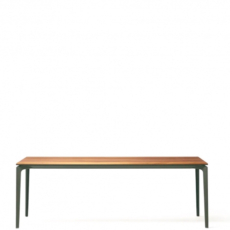 ALLSIZE - table de jardin en bois Iroko