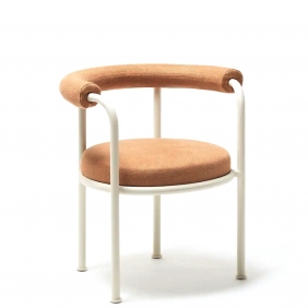 ROE - chaise avec dossier tissu