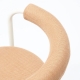 ROE - chaise avec dossier tissu