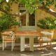 ROE - chaise avec dossier tissu
