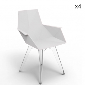 FAZ - chaise piètement transparent