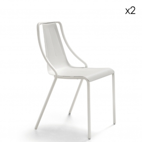 OLA - chaise en métal (lot de 2)