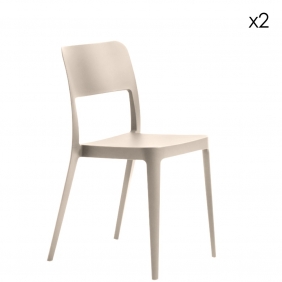 NENE - chaise en polypropylène (lot de 2)