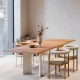 NACA - table en teck et aluminium