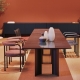 NACA - table avec plateau lava
