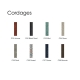 RIA - chaise de jardin avec cordages (lot de 4)
