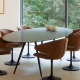 MARGUERITE ELYPS - table ovale en céramique noir