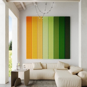 FLUFFO PERFO - panneau mural acoustique Line XL (lot de 2)