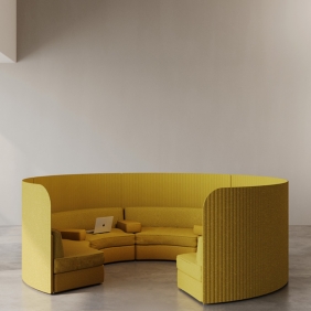 FOCUS SPACES - canapé acoustique modulable rond