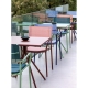 VERA - chaise aluminium et Batyline (lot de 4)