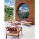 VERDEA - fauteuil lounge en aluminium