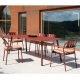 VERDEA - table de jardin 2m20