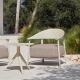 AFRICA - fauteuil lounge de jardin (lot de 2)