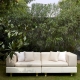 HAPPYLIFE - canapé de jardin 2m40