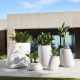 STONE - jardinière h70 cm