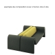 LONGWAY F - banc 2m avec dossier