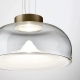 AELLA S 45 - suspension led en verre soufflé