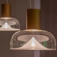 AELLA S 45 L - suspension led en verre soufflé