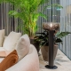 AELLA TR 45 - lampadaire led en verre soufflé