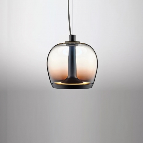 AURELIA S 22 SS - suspension en verre soufflé burgundy