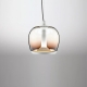 AURELIA S 22 SS - suspension en verre soufflé burgundy