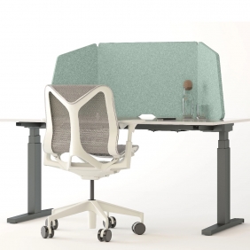 SHELTER - cloison de table acoustique pliable